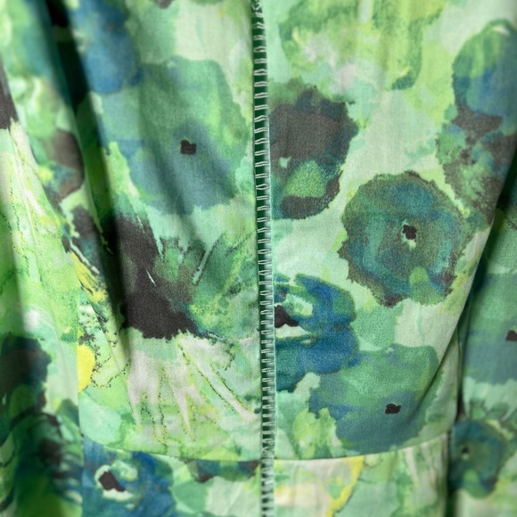 Y2K Candie’s Green Floral Strappy Dress Size 9 Fit & Flare - Picture 5 of 7